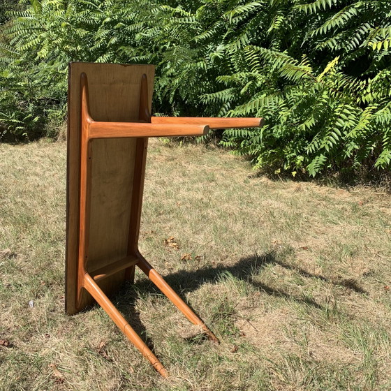 Image 1 of G. Scapinelli. Braziliaanse console van caviuna en palissanderhout.