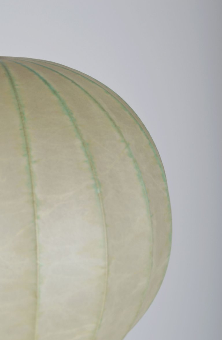 Vintage cocoon pendant lamp by Goldkant Leuchten, 1960s | €590