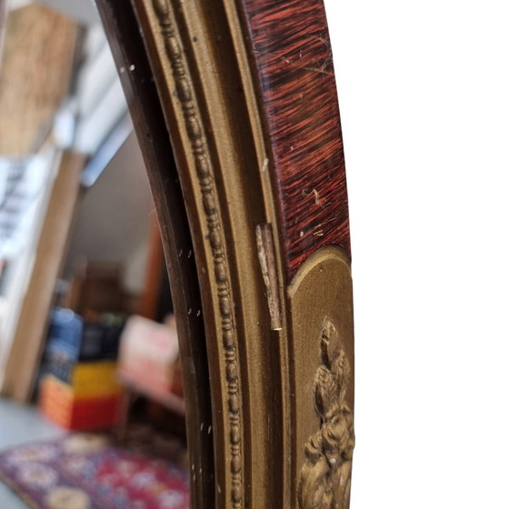 Image 1 of Vintage Oval Mirror