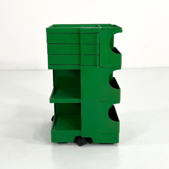 Image 1 of Carrello Boby verde di Joe Colombo per Bieffeplast, 1960