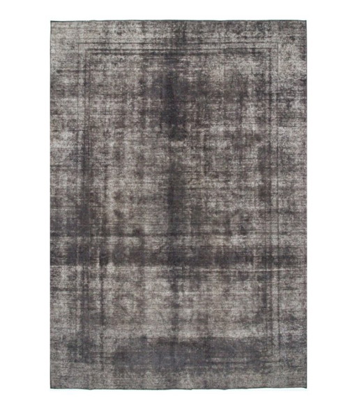 Orientalische Handgeknüpfter Vintage Art Klassik & Relief Design 370 x 260 cm Schwarz Farbe