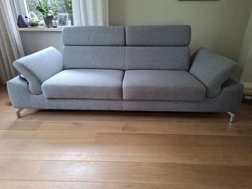 Gray 3-seater sofa