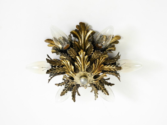Image 1 of Magnifiques lampes de plafond ou appliques italiennes des années 1960, de la marque Banci Firenze, Italie.