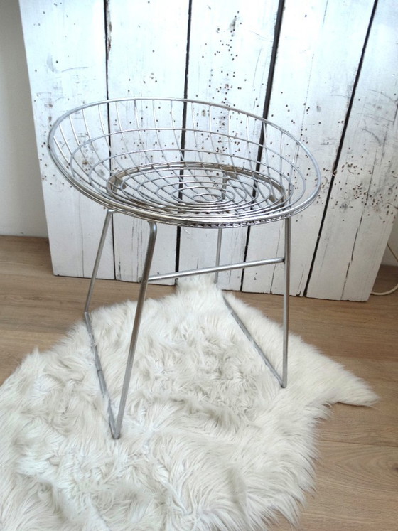 Tabouret Pastoe KM05 Cees Braakman – Metal, Chrome (photo 6 of 7)