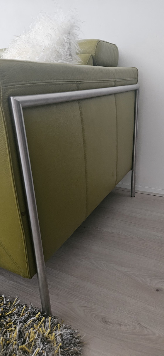 Image 1 of Sofá de cuero de 2,5 plazas