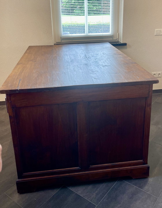 Image 1 of Bellissima scrivania duo in teak inglese