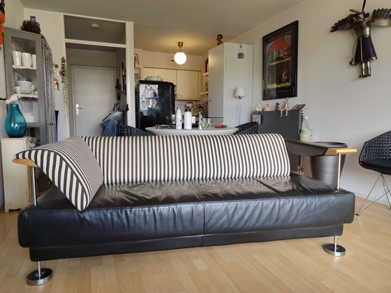 Castelijn design sofa. – Chaise longue, Chrome, Textile (photo 2 of 8)