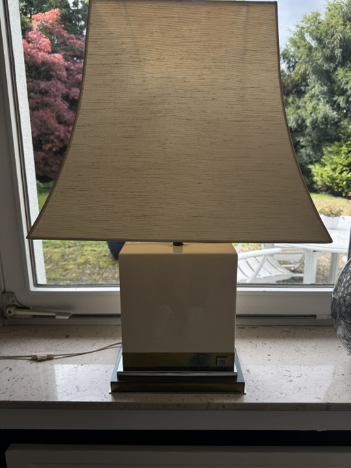Lampe de table Jean-Claude Mahey, France, années 1970, signée – tafellampen, Metal