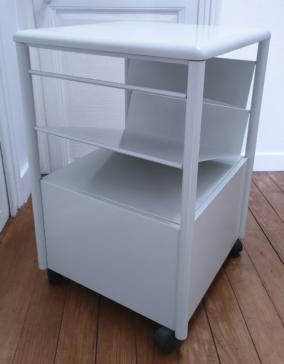 Image 1 of lacquered metal side table by agfa