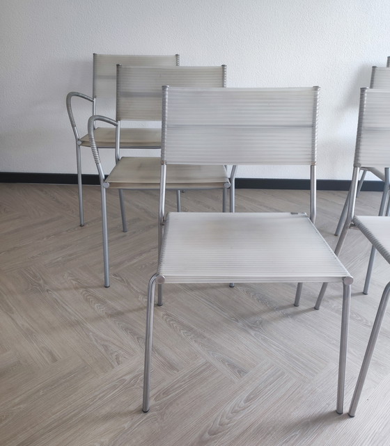 Image 1 of 6x BONACINA Miss B Design Stühle 1990er Jahre