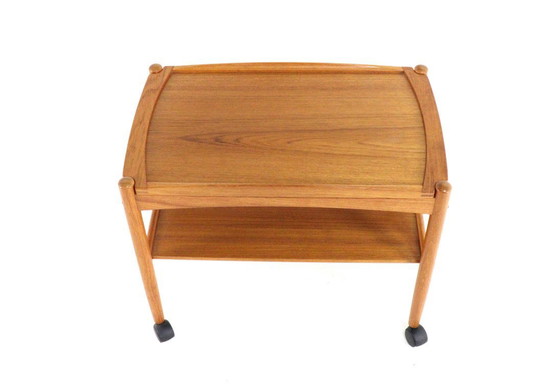 Image 1 of Poul Hundevad trolley met los dienblad Deens vintage