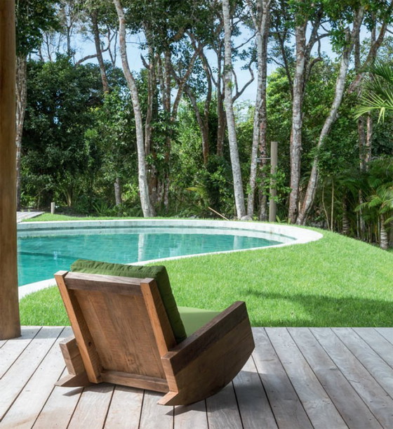 Image 1 of Asturias Schaukelstuhl von Carlos Motta (Selten)