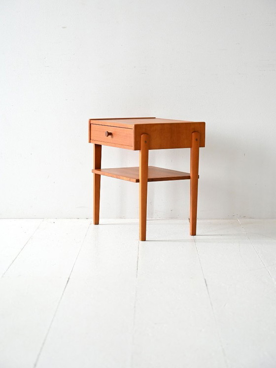 Image 1 of Comodino scandinavo in teak, anni '50/'60