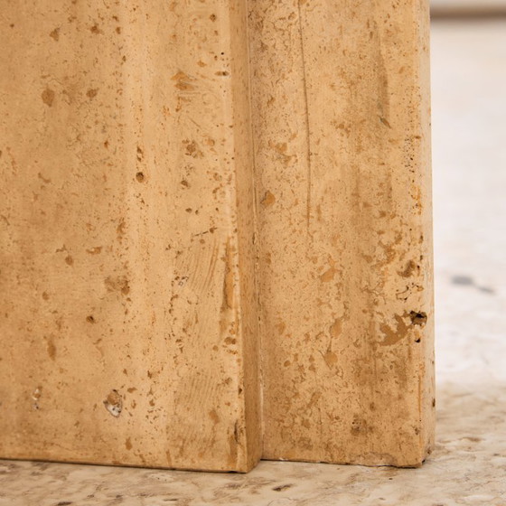 Image 1 of MK10033 Tavolino in pietra calcarea