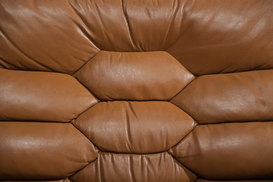 Image 1 of Schitterende DS-P lederen draaistoelen van Robert Haussmann - De Sede Swiss