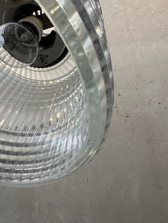 Image 1 of Vintage industriële hanglamp - Europhane (helder glas)