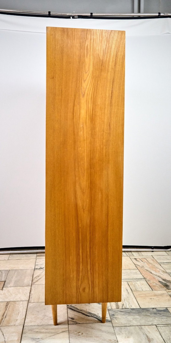 Image 1 of Bibliothèque en bois vintage, années 1960, Tchécoslovaquie