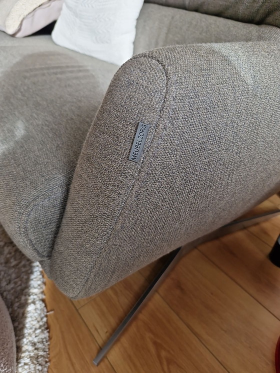 Robustes ergonomisches 2,5-Sitzer Sofa – meubelzorg, Metall, Stoff (photo 4 of 5)