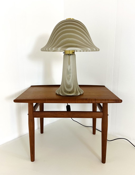 Peil & Putzler Zebra Mushroom Tafellamp ‘70