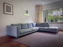 Divano angolare Ray di B&B Italia – rivestito in tessuto Kvadrat