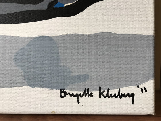 Image 1 of Painting of a sea lion and a frigatebird