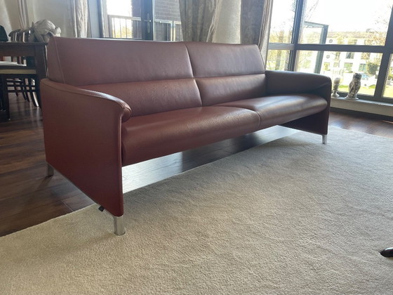 Image 1 of Ensemble canapé Leolux Felizia, canapé 3 places + 2 fauteuils