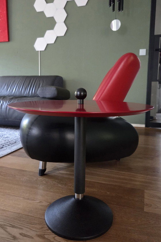 Leolux Pallone (Pa) avec table design assortie – Fauteuils, Cuir (photo 5 of 8)