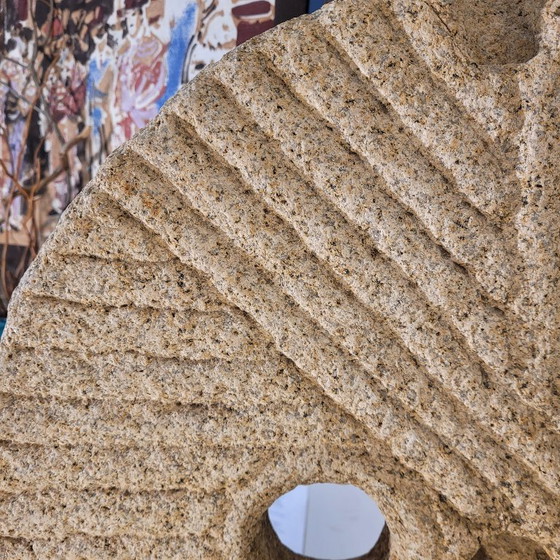 Image 1 of Kastilischer Mühlstein, Granit und Eisenfuß, f. 18. 18. Jahrhundert - Kastilien und León, Spanien