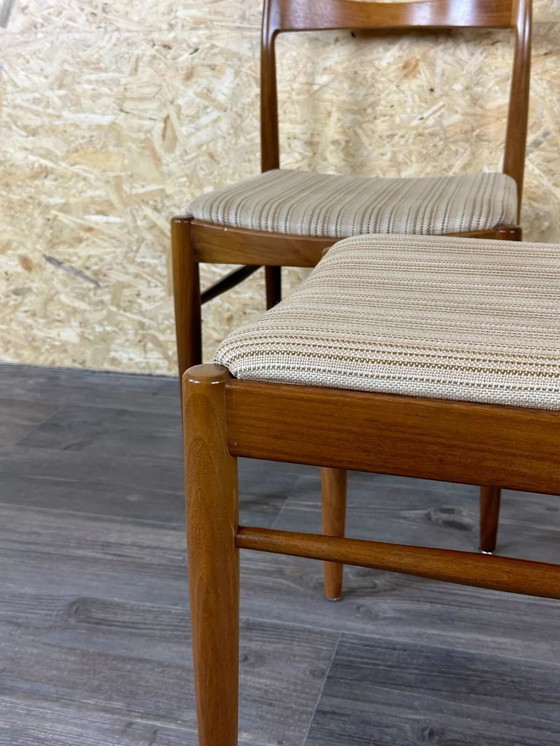 Image 1 of 2x 60s 70s Chair Dining Chair Mid - Century Danish Modern Design