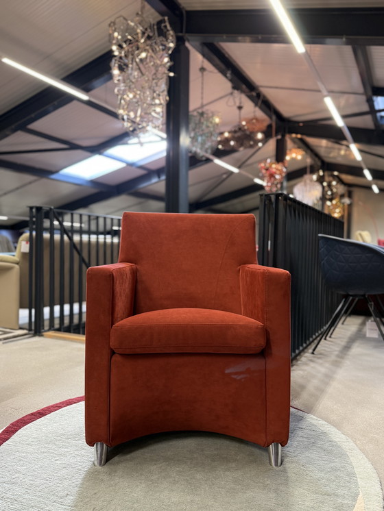 Image 1 of Modell anzeigen Leolux Dolcinea Sessel Alcantara Rot