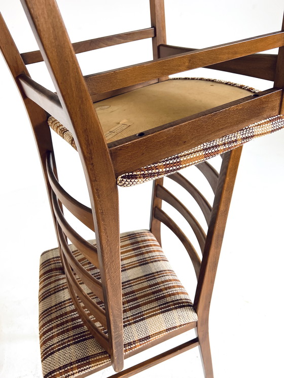 Image 1 of 4x Chaise à échelle vintage '60