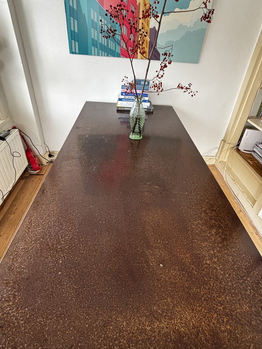 tavolo da pranzo industriale