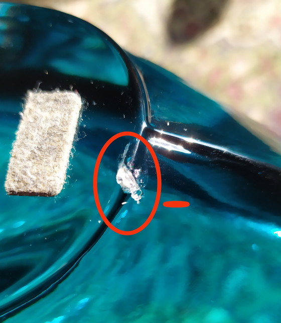 Image 1 of Gran jarrón de cristal de Murano fabricado por Mazzega, década de 1980