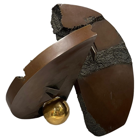 Arnaldo Pomodoro 1980 Assiette Sculpturale en Verre avec Signature Italie – Objets déco, Glass (photo 4 of 15)