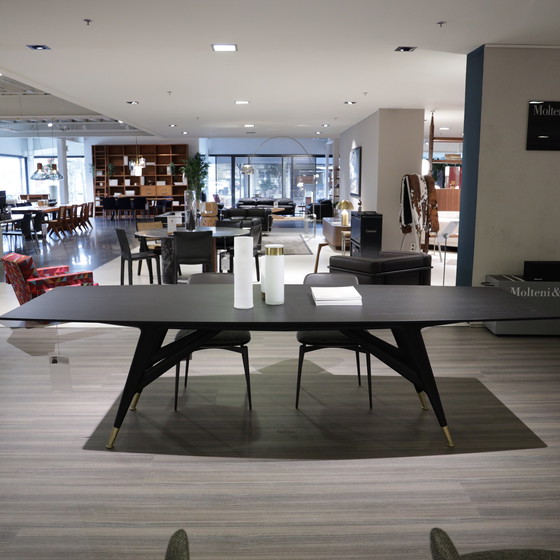 Image 1 of Molteni&C dining table - 280x100 with Gio Ponti dining chair (set of 4)