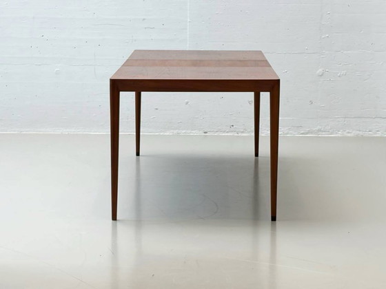 Image 1 of Table à manger danoise en teck par Erik Riisager Hansen pour Haslev Møbelsnedkeri, 1960