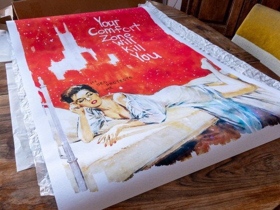Image 1 of Your Comfort Zone Will Kill You - Poster 70 x 100 cm