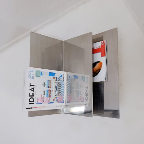 Image 1 of Porte-revues sculptural italien de G. Giuliana, Mazza Sergio pour Krupp - 1970