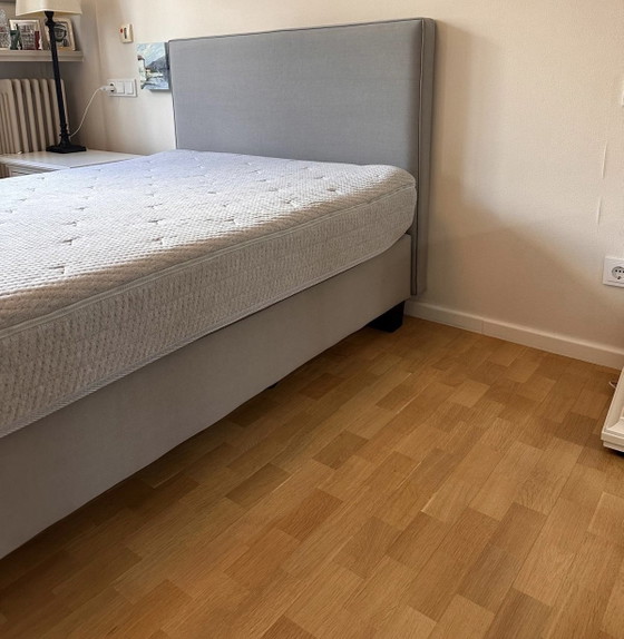 Treca Paris Designer Bed 100x200 cm | Electrically Adjustable, Tréca Paris, Single beds, Textile, Grey (photo 8 of 10)