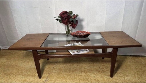 Mid century retro vintage teak coftee table by GPlan "Mad Man" 1960 Viktor Wilkins Fresco Danish Design English Quality