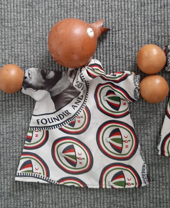 Image 1 of Marionette a mano Ghana con zucche