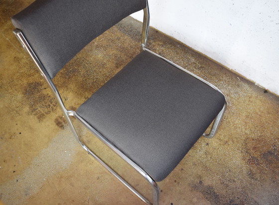 Image 1 of 2x Space Age Chrome Chairs Chrome chairs 70s vintage chair