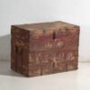 Baule cinese antico dipinto in legno di pino – Cina, circa 1920 – Armadi contenitori, Industrieel (photo 6 of 40)