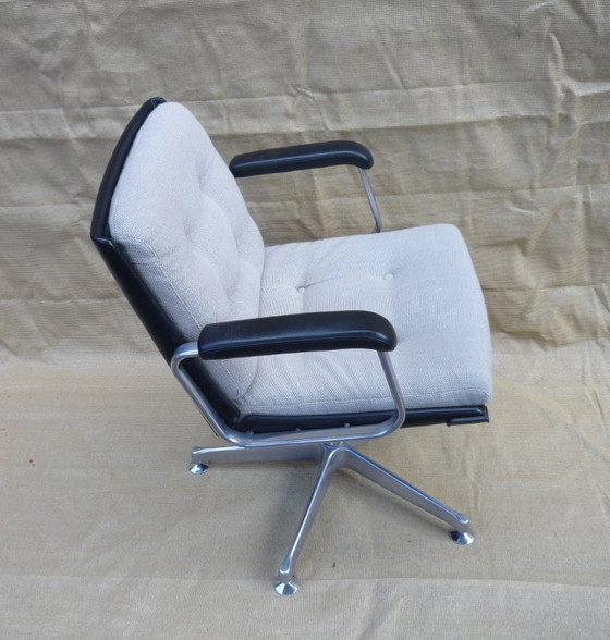 Wool and Leather Office Chair – Armchairs (photo 6 of 7)