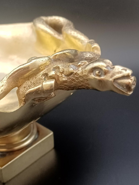 Image 1 of coupe en bronze doré attribué à Delafontaine XIX