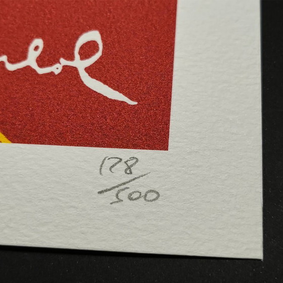 Image 1 of Lithographie d'Andy Warhol en édition limitée par CMOA, numérotée au crayon.