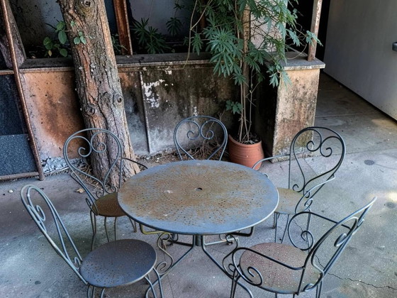 Tuinmeubelen in ijzer – Iron, Art Nouveau (photo 2 of 9)