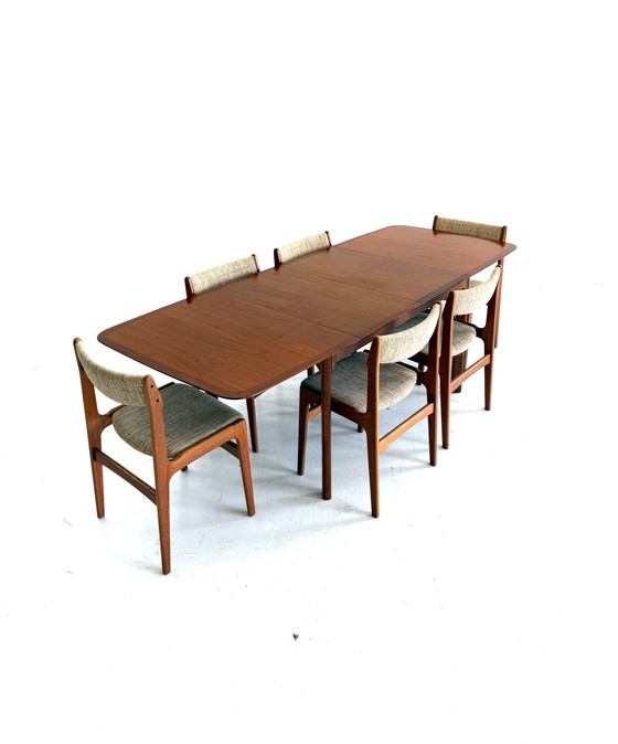 Table de salle à manger extensible XL vintage, Lübke ‘70 – interlübke, Tables de salle à manger, Wood, Metal (photo 13 of 15)