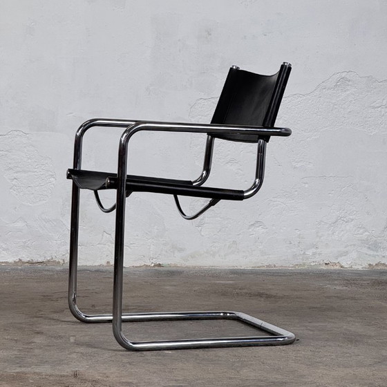 Image 1 of Chaise tubulaire MG5 de style Marcel Breuer, années 1970 – Style Bauhaus