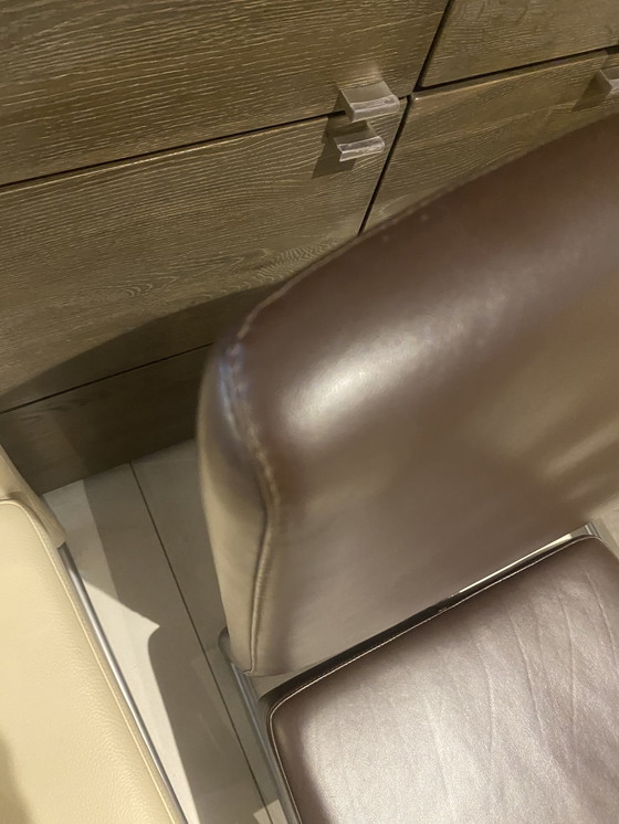 Image 1 of Rolf Benz leather chairs, model 7400